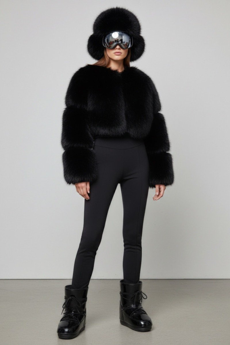 futerko SKI QUEEN Fortini krótkie futerko damskie narciarskie